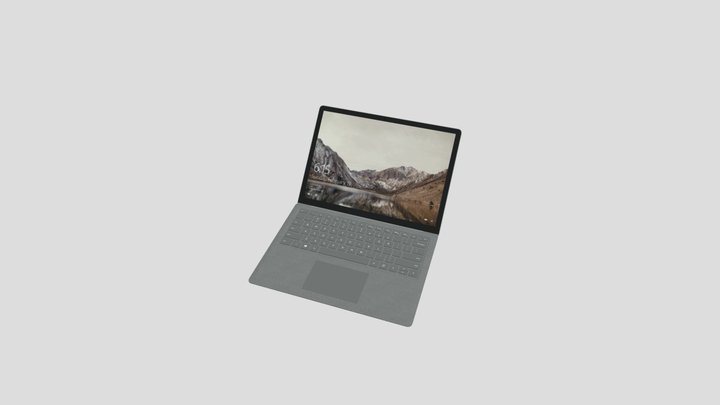 Surface Laptop 3D Model