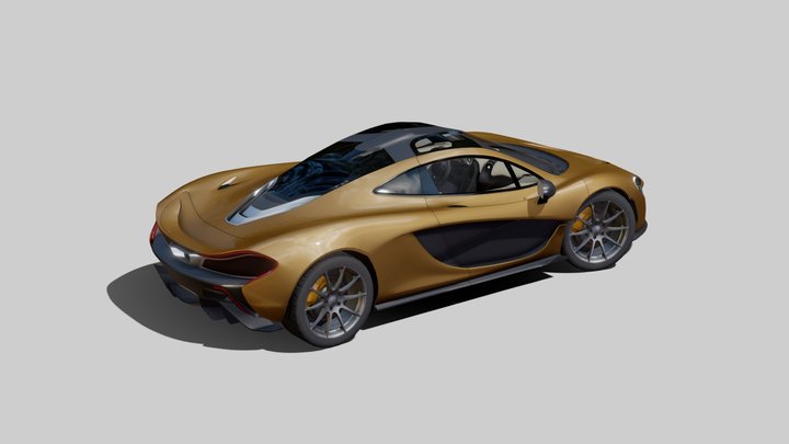 McLaren P1 - $25 3D Model