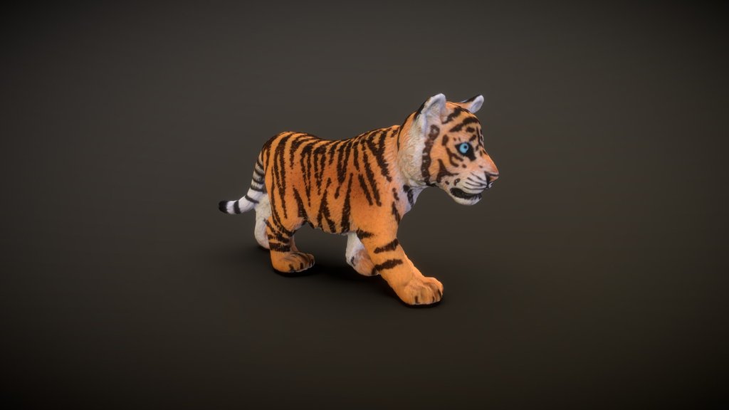 Miniature tiger cub