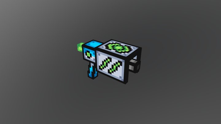 (Pixel gun) uranium 3D Model
