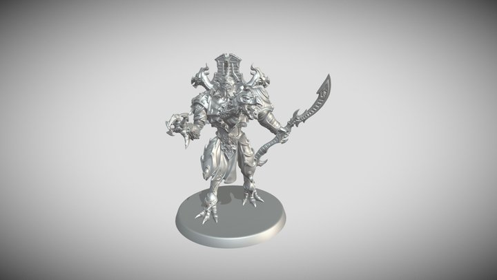 Tzeentch Daemon Prince 3D Model