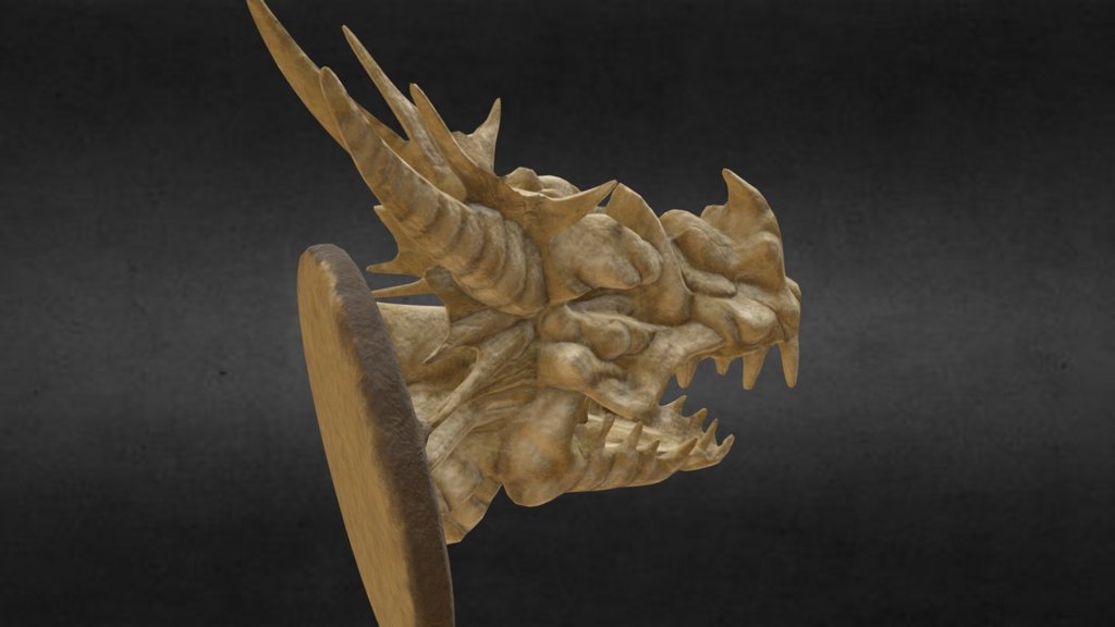 Dragon_HeadV1 - 3D model by jaimeelee [7d86080] - Sketchfab