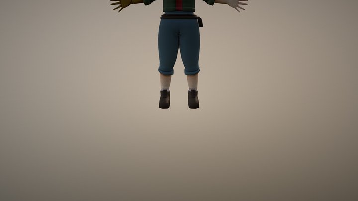 Player Character Medic 3D Model
