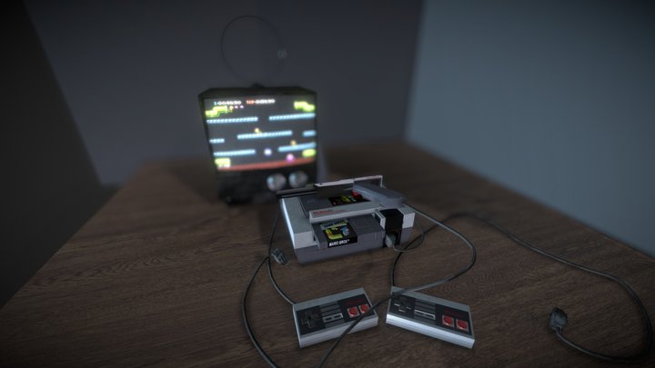 Nintendo_NES_1986 3D Model