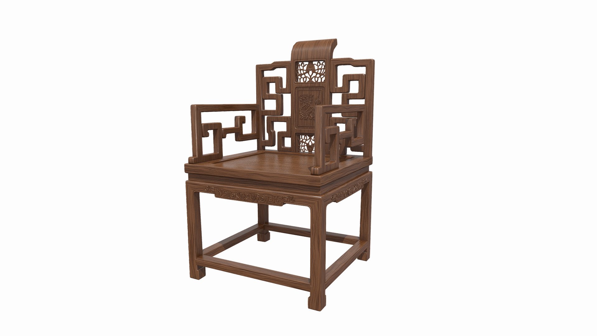 Chinese Chair 01 - 3D model by amri3dstudio [7d87bd1] - Sketchfab