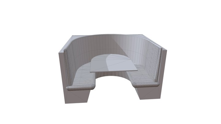 modulo sillones Pirulos 3D Model