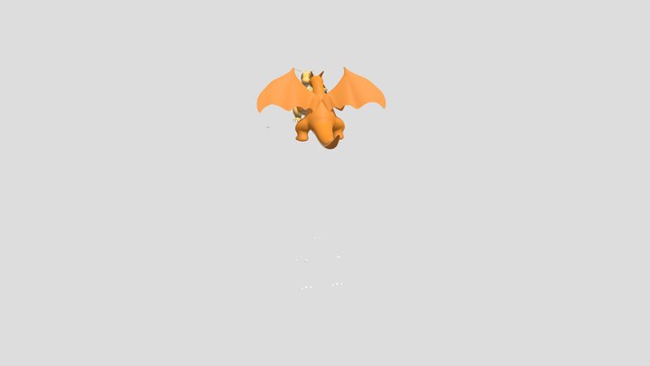 charizard vs dragonite 3D Model