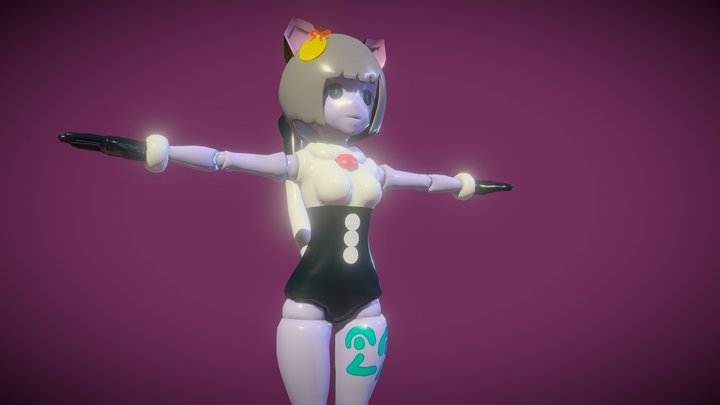 Mannequin Cat 3D Model