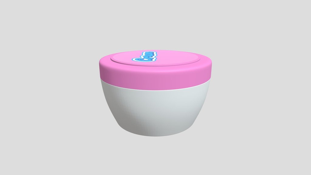Cream Plastic Pot