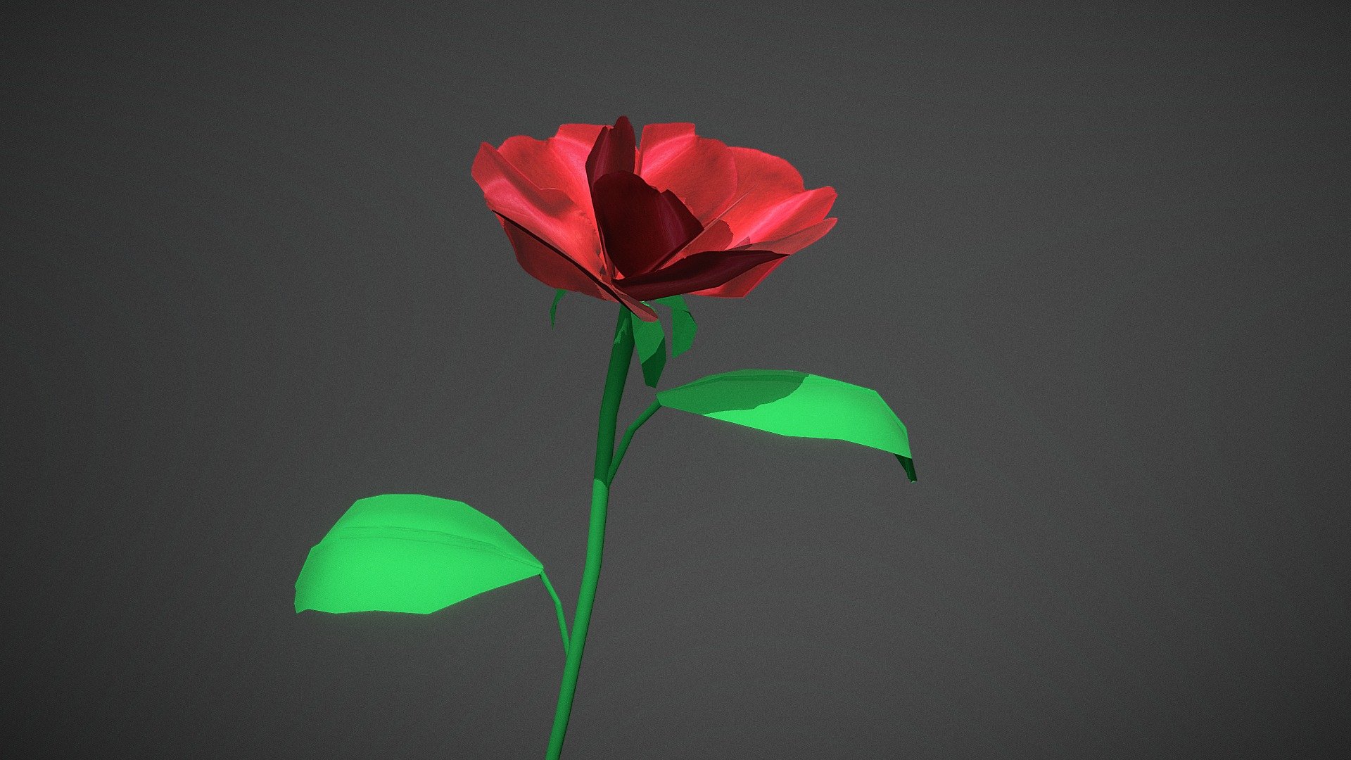 Flower - cartoon style — Sketchfab embed 3D viewer