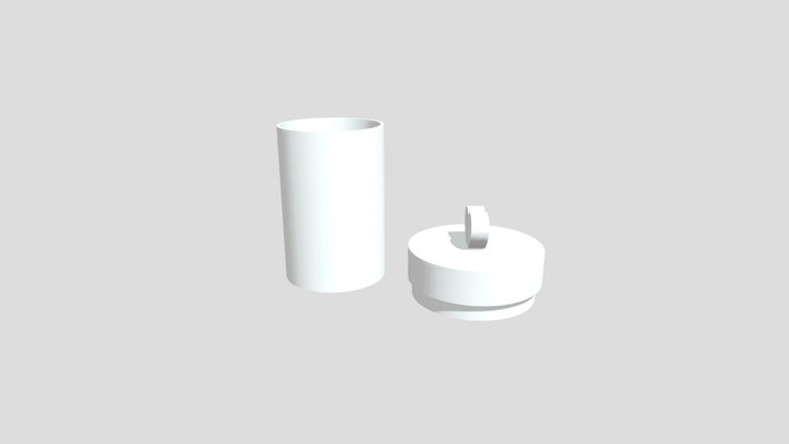 Pote de Biscoito 3D Model