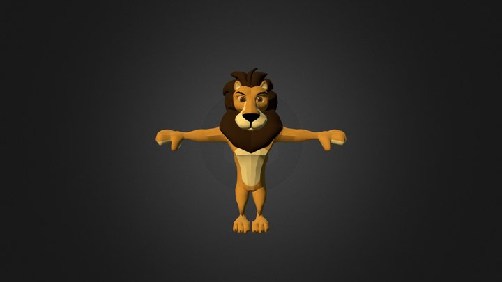 Lion Model 3D Model