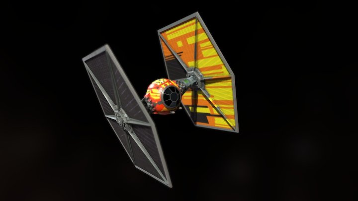 Sabine's Masterpiece TIE Fighter 3D Model