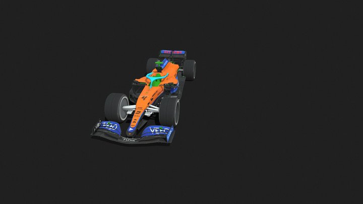 Formula F1 Car - Racing Car 3D Model