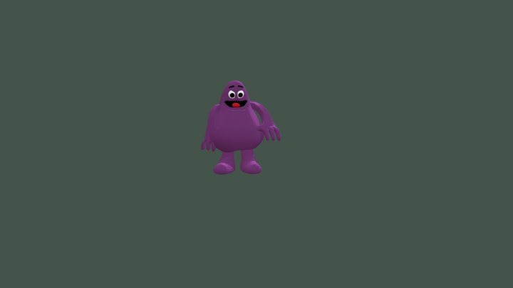 Grimace@Hip Hop Dancing 3D Model