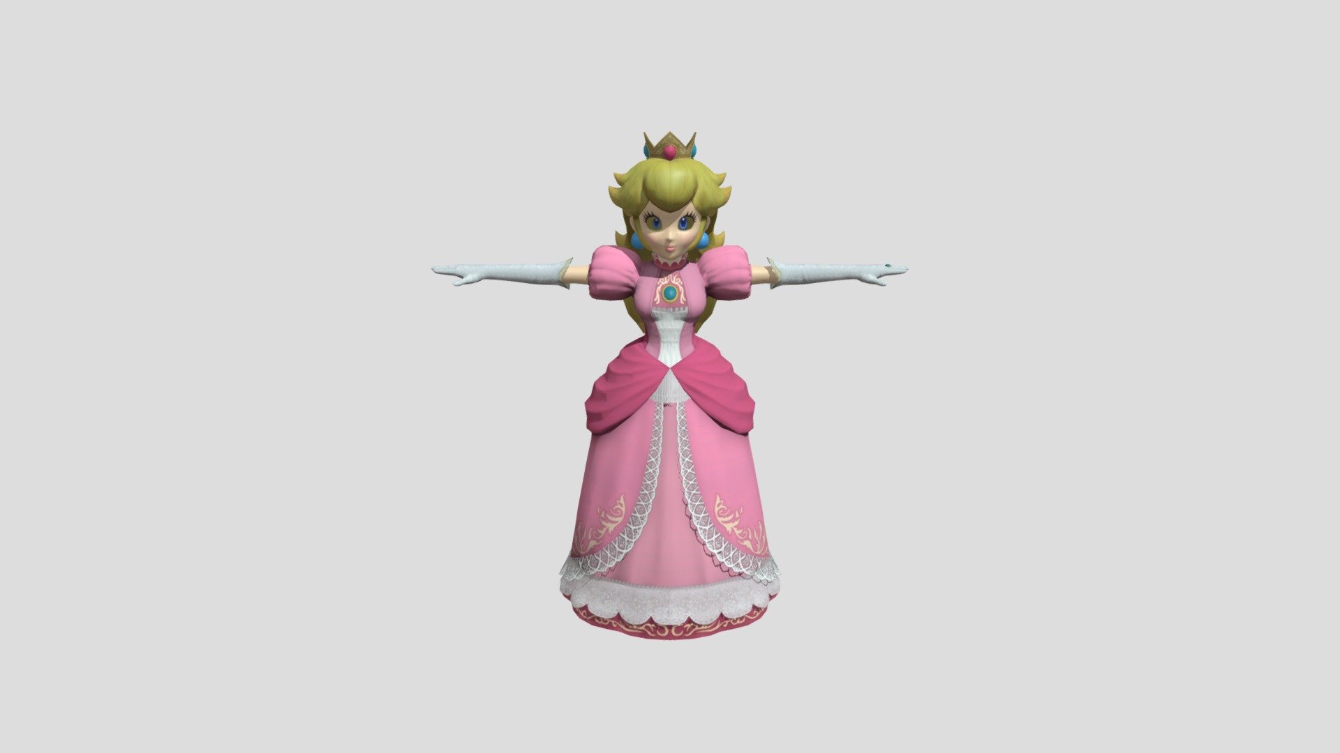 Peach (1) - 3D model by nightshadeismysecondbestfriend [7d8f7d5 ...