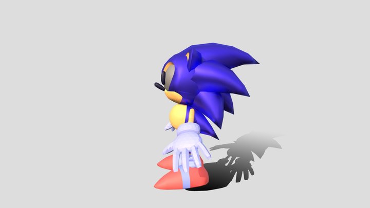 sonic for vrchat 3D Model