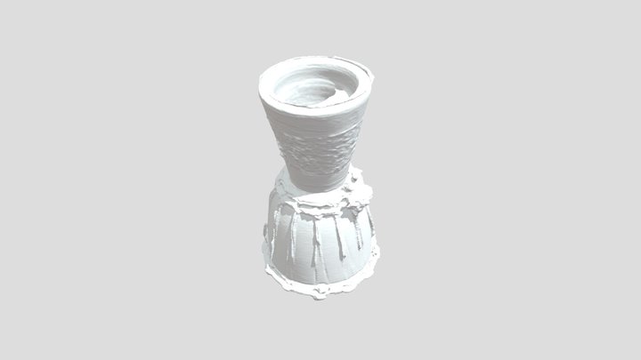 Wooden Drum 2 3D Model