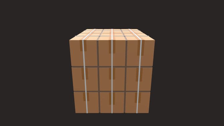 BoxStack_001 3D Model