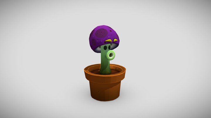 Scaredy Shroom - PVZ Garden Warfare 2 – Modelo 3D gratuito STL