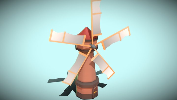 Windmill – Modello 3D gratuito STL