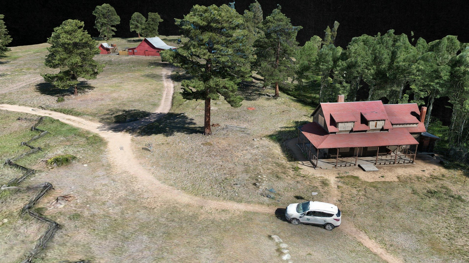 The Delonde Homestead of Caribou Ranch - Download Free 3D model by ...
