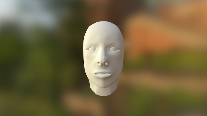 HEAD Character WIP 3D Model