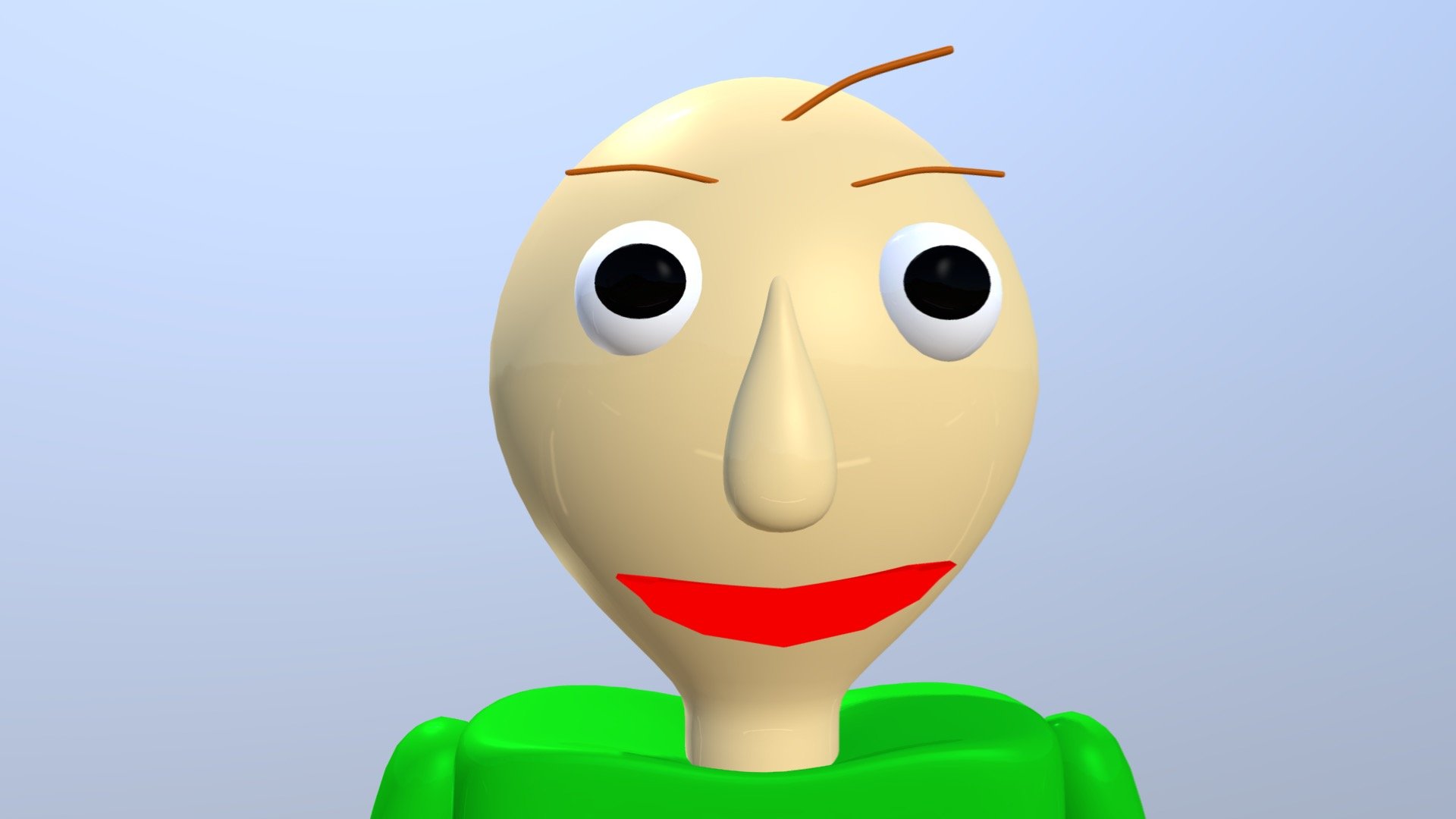 Baldis basics model - Download Free 3D model by Baldi_BaldimoreYT (@Bendyis...