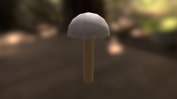 mushroom low poly 3D Model