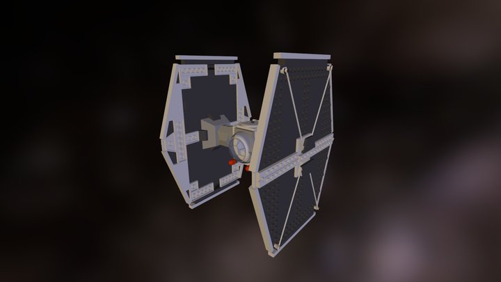 TIE Fighter Lego 3D Model