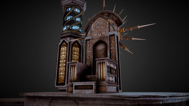 Interdimensional Throne 3D Model