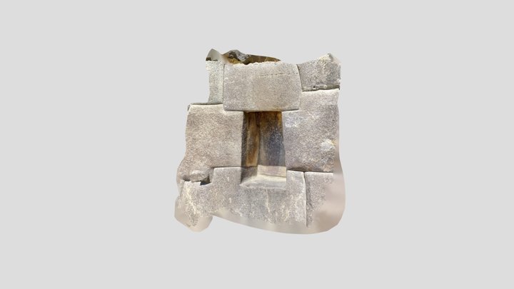 Ollantaytambo Megalithic Niche 3D Model