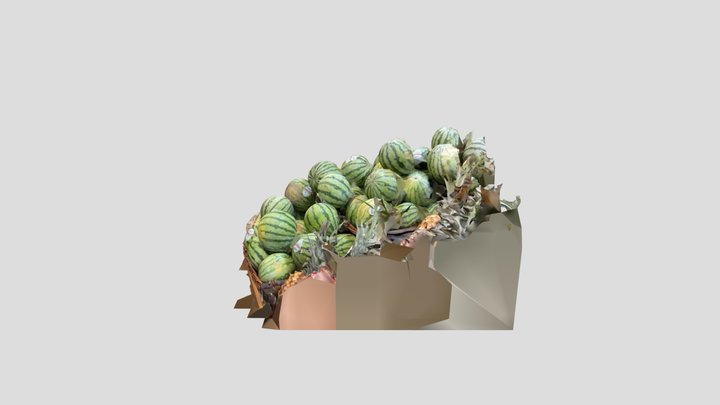 Watermelons 3D Model