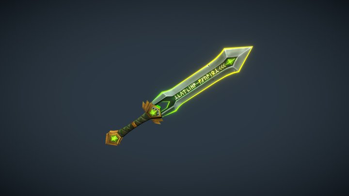 Scorched Gladius 3D Model