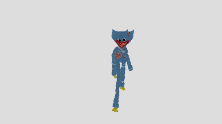 Huggy walking 3D Model