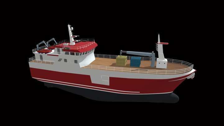 Longliner 40.7m – Free 3D Model STL