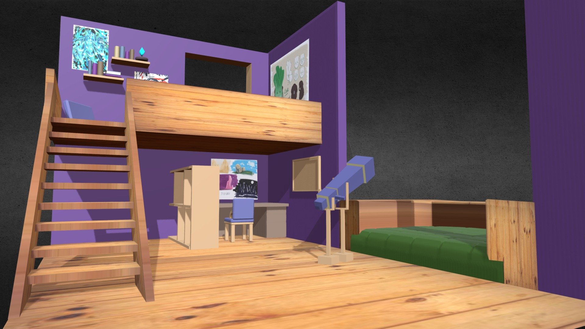 Yang_Zih-Ting_CGT116_Final Project — Sketchfab embed 3D viewer