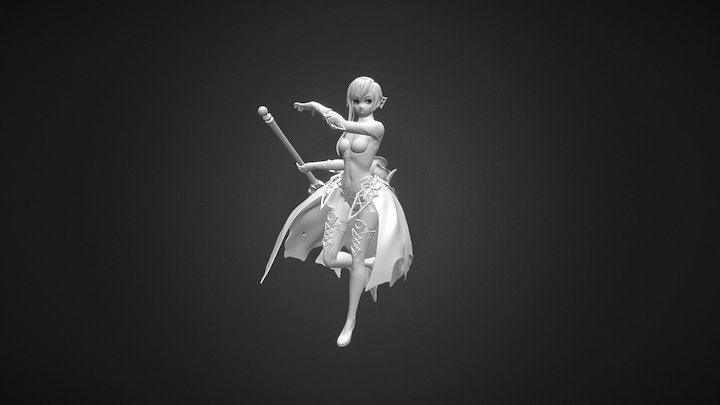 SINoALICE : Snow White [Fan art] 3D Model