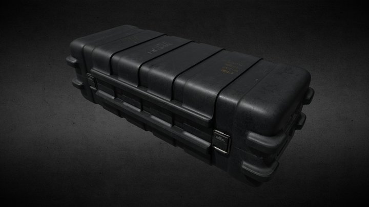 Scifi Military Storage Box_I 3D Model