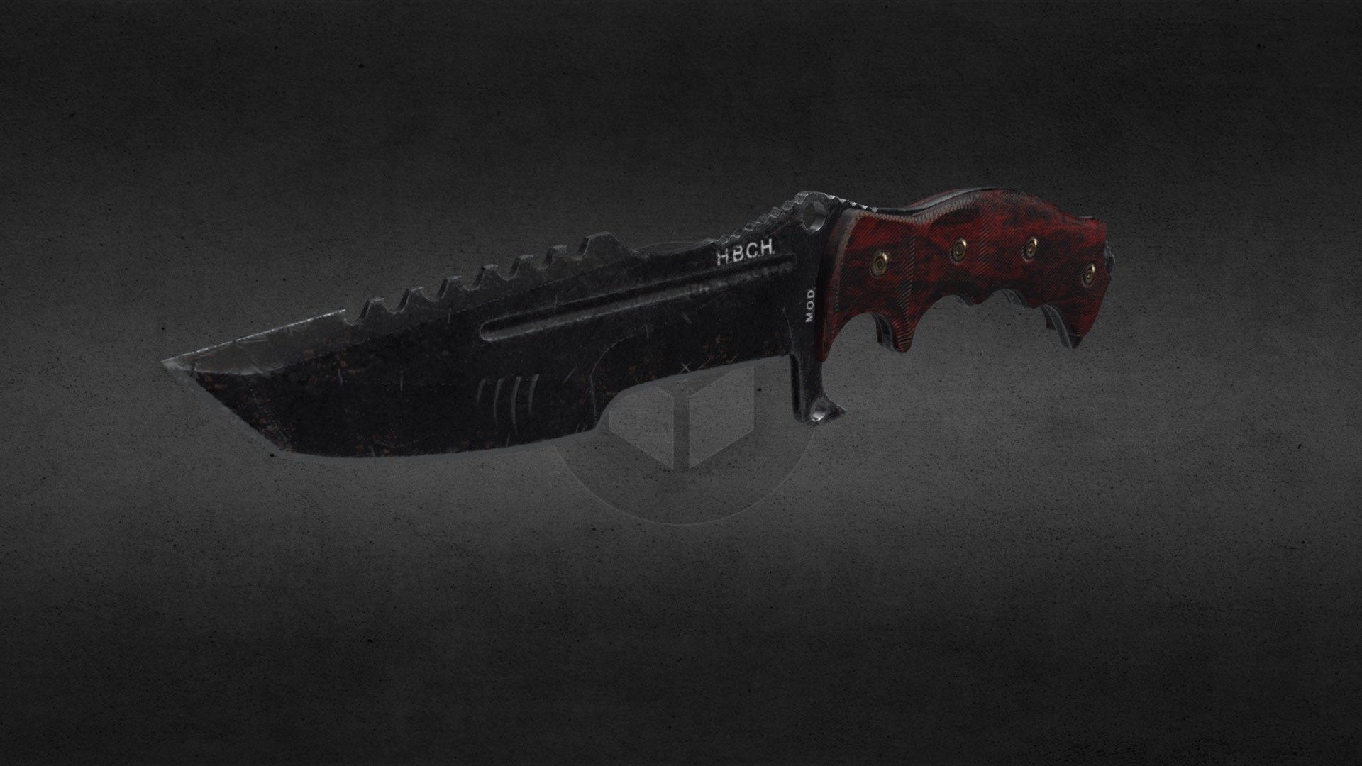Huntsman Knife - 3D model by Jacob (@jspooner2) [7d999ec] - Sketchfab