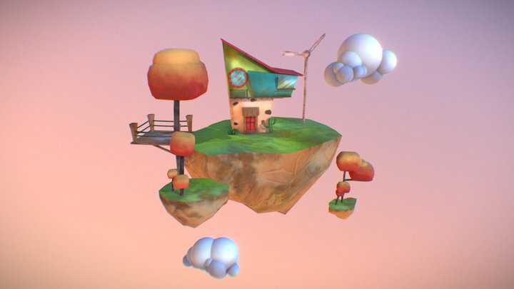 Montain House 3D Model