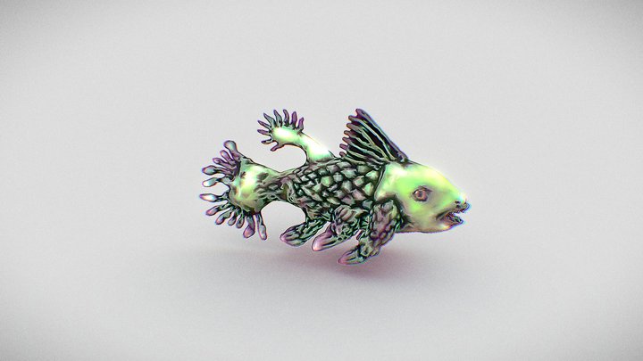 魚君 3D Model