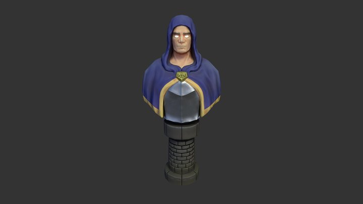 Warlock - Veles tier 1 unit 3D Model