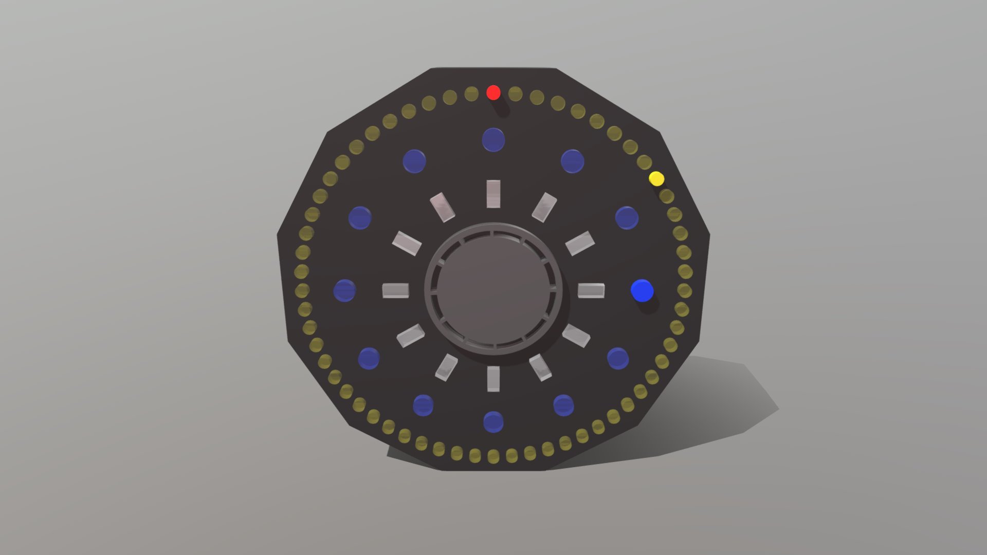 Round Clock - Download Free 3D model by yxw10005 [7d9ebaf] - Sketchfab