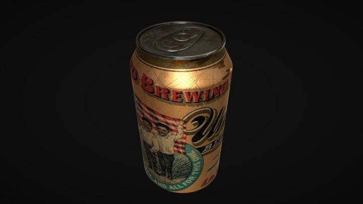 Beer Can 3D Model