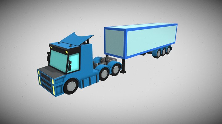 Animated truck – Modello 3D gratuito STL