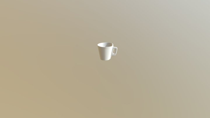 Small Coffee Mug 3D Model