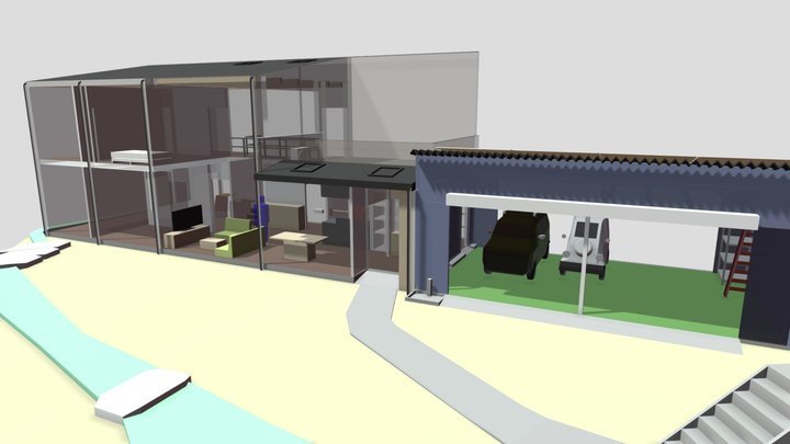 Test house X 2022 3D Model