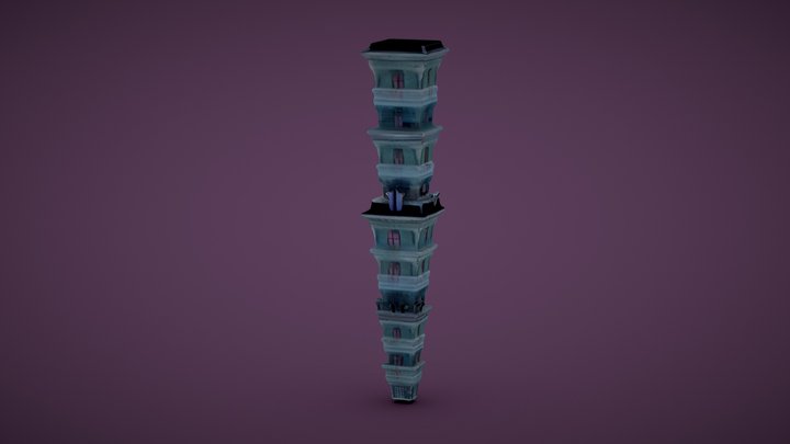 Luigi’s Mansion ScareScraper 3D Model