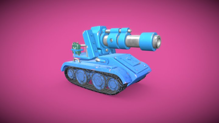 Tank Hunter 3D Model